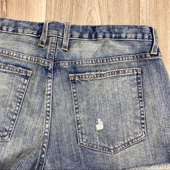 Current Elliot Embroidered Denim Cut Off Shorts Size 27 - Picture 6 of 12